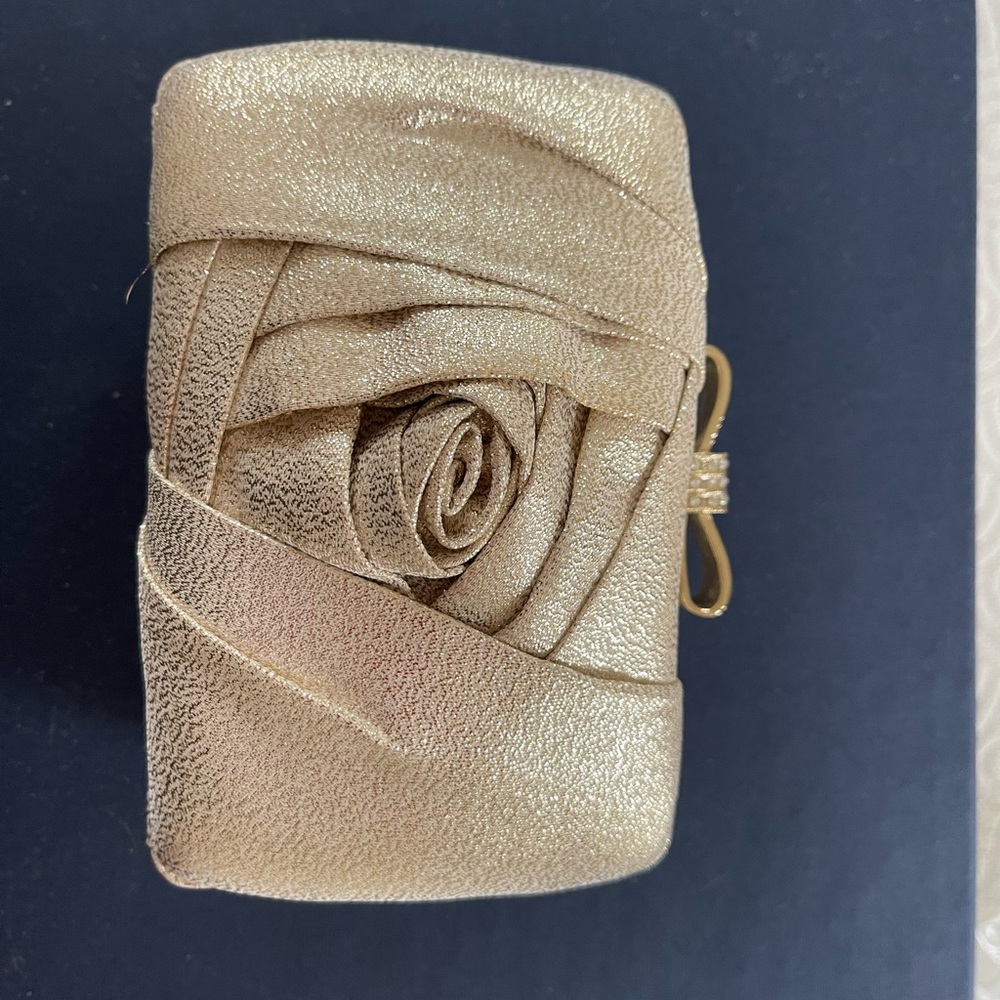 Sweet little gold evening bag